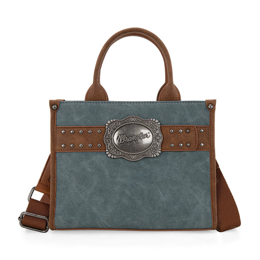 WG250-81202JN - Wrangler Buckle Tote/Crossbody - Jean
