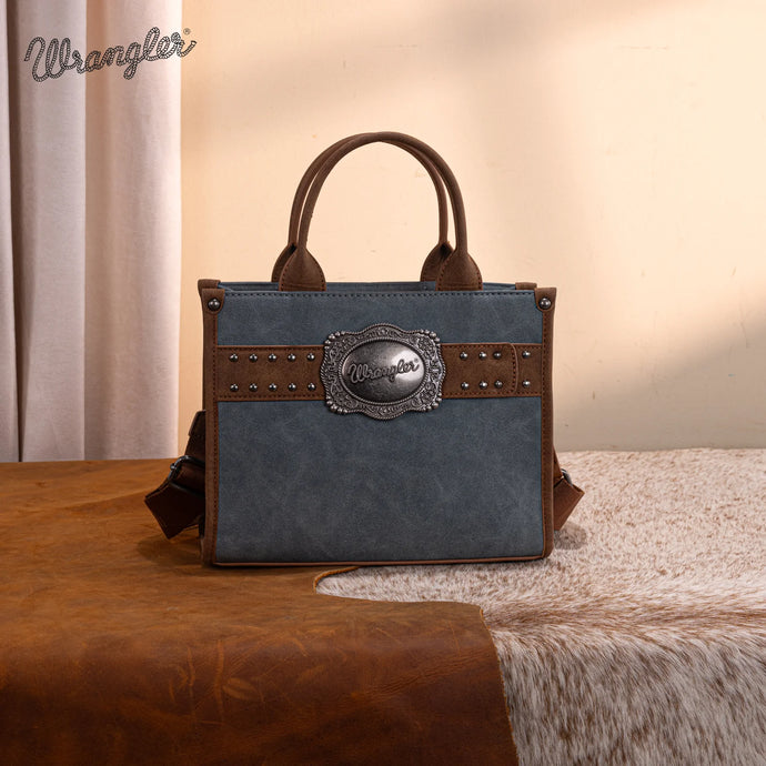 WG250-81202JN - Wrangler Buckle Tote/Crossbody - Jean