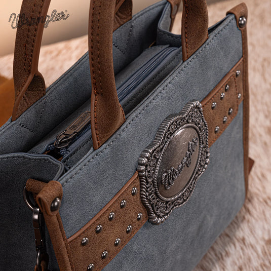 WG250-81202JN - Wrangler Buckle Tote/Crossbody - Jean